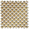 Ted Baker Palm Geo, Gold - Twist&Fit Roller Blind